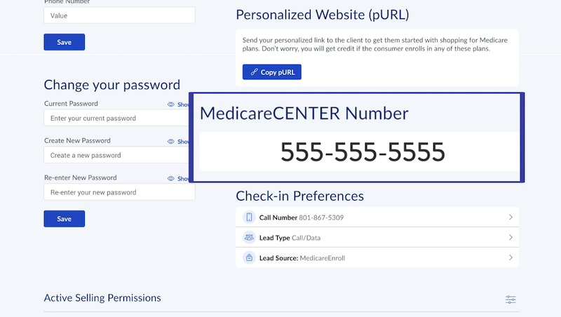 medicarecenter number